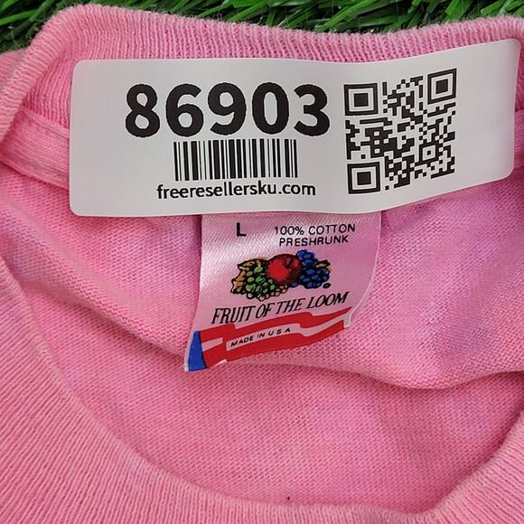 Vintage 90s Daytona Beach Shirt Womens M/L 19x25 Pink Bleached - Picture 6 of 13